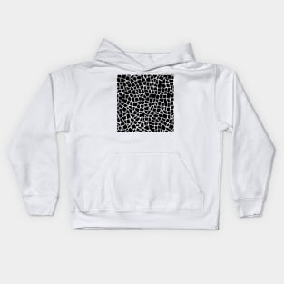 British Mosaic White Kids Hoodie